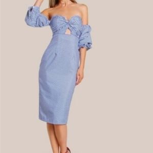 Off the Shoulder cutout dress